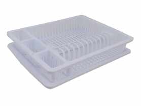 Suszarka do naczyń duża 37x46x9 cm beżowa SMART KITCHEN DESIGN