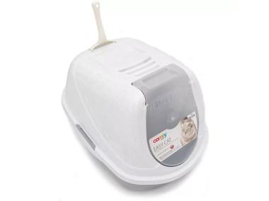 Zdjęcie: Toaleta dla kota Easy Cat 54x40x40 cm szara marmur COMFY