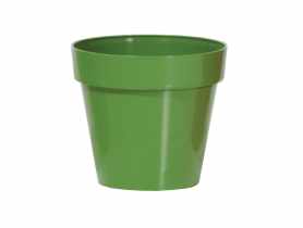 Doniczka Cube Shine oliwka 25 cm PROSPERPLAST