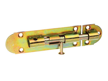 Zdjęcie: Rygiel z blokadą bez sprężyny ocynk 100x30x8 mm ALBERTS