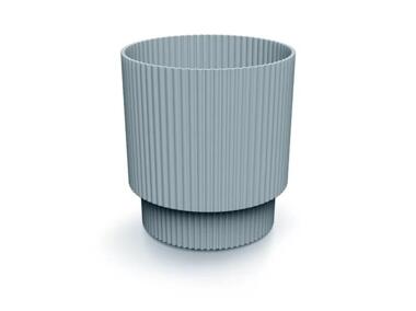 Zdjęcie: Doniczka Milly Round jasny szary, wysokość 15, 7 cm PROSPERPLAST