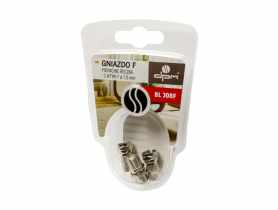 Gniazdo F podwójne i wtyk 7 mm BLJ08F DPM SOLID