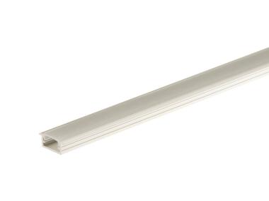 Zdjęcie: Kształtownik z kołnierzem do taśmy LED 14x7 mm - 1 m osłonka mrożona CEZAR