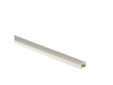 Zdjęcie: Kształtownik z kołnierzem do taśmy LED 14x7 mm - 1 m osłonka mrożona CEZAR