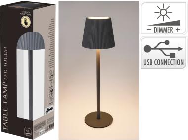 Zdjęcie: Lampa stołowa 10x36 cm szara KOOPMAN