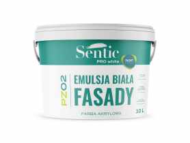 Farba fasadowa 10 L biała SENTIC