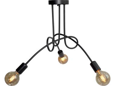 Zdjęcie: Lampa wisząca 3-punktowa Spin czarna LIGHT-PRESTIGE