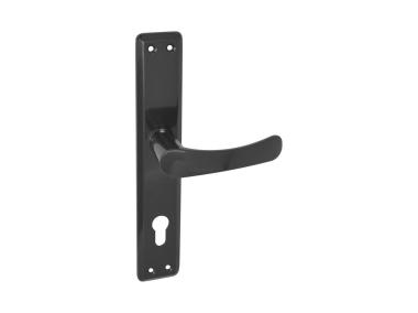 Zdjęcie: Klamka bramowa 90 WKL czarna METRO