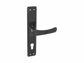 Klamka bramowa 90 WKL czarna METRO