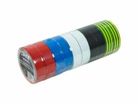 Taśma elektroizolacyjna 19 mm - 20 m - 10 szt. VERKE