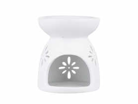 Kominek zapachowy porcelanowy dekorowany kwiat ALTOMDESIGN