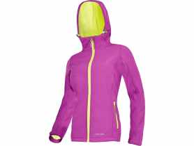 Kurtka softshell z kapturem fioletowo-zielona, damska,L,CE, LAHTI PRO