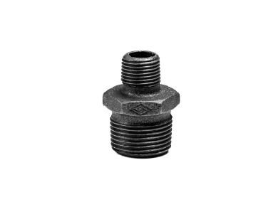 Zdjęcie: Nypel redukcyjny czarny 1"x1/2" w woreczku DURO