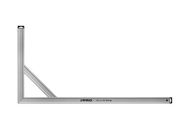 Zdjęcie: Kątownica anodowana bez wskaźników ze wzmocnieniem 60x120 cm PRO