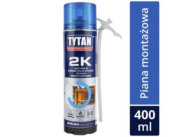 Zdjęcie: Piana wężykowa 2K Twist niebieski 400 ml TYTAN PROFESSIONAL
