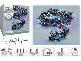 Łańcuch świetlny 24 m 1200 led wielokolorowy KOOPMAN