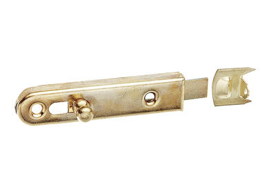 Zdjęcie: Zasuwa meblowa mosiądzowana 70x16 mm ALBERTS