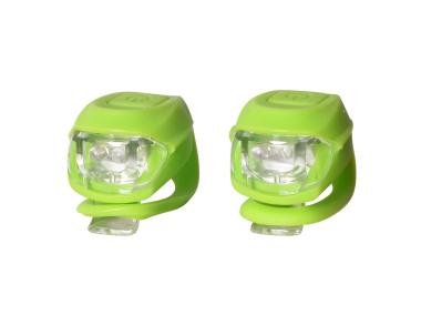 Zdjęcie: Zestaw silikonowych lampek rowerowych Silicon Led BOTTARI