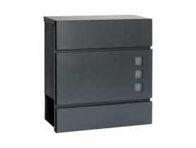 Skrzynka na listy Cruz grafit METRO