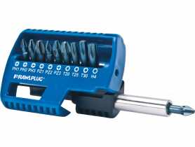 Zestaw bitów 25 mm PZ1 PZ2, PZ3, PH1, PH2,PH3, T20, T25, T30 adapter 60 mm - blister - RAWLPLUG