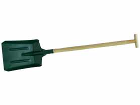 Łopata węglowa z trzonem drewnianym długość 116 cm, 500x315 mm PROFIX