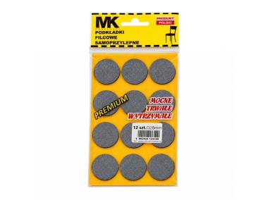 Zdjęcie: Podkładki filcowe premium fi 28 mm grafit MK