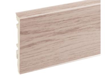 Zdjęcie: Listwa przypodłogowa PVC Masterline 1,3x8 cm, 2,2 m Chalky brown Mat CEZAR