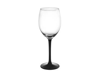 Zdjęcie: Kieliszek na wino czerwone 330 ml na czarnej nóżce ALTOMDESIGN