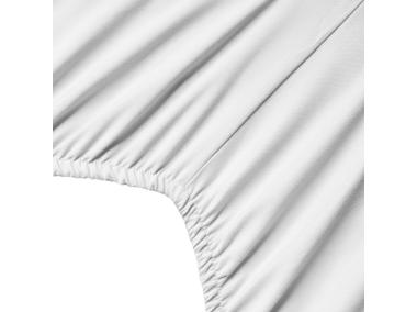 Zdjęcie: Prześcieradło z gumką mikrowłókno Soft 220x200+30 cm białe EUROFIRANY