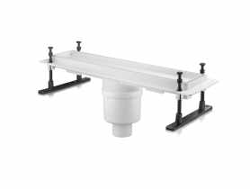 Wpust z prostym odpływem fi 50, 400x80x179 mm ZMM MAXPOL