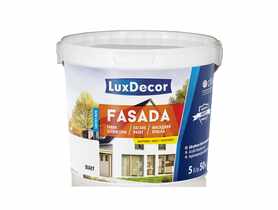 Farba fasadowa biała 3 L LUXDECOR