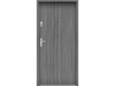 Zdjęcie: Drzwi wejściowe do mieszkań Bastion N-02 Mokka 80 cm prawe OSP KR CENTER