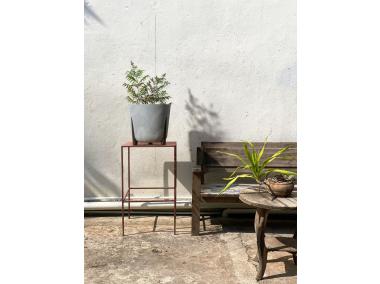 Zdjęcie: Donica Frida 340 mm Eco recycled, szary beton LAMELA