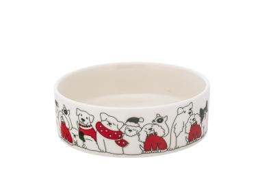 Zdjęcie: Miska dla psa 15x5 cm 460 ml dekoracja xmas dogs C ALTOM DESIGN