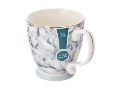 Zdjęcie: Filiżanka jumbo Magnolia błękitna na stopce 420 ml ALTOM DESIGN