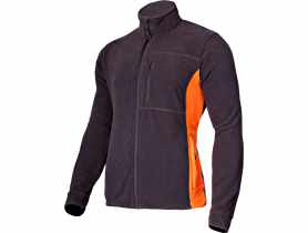 Bluza polarowa grafitowo-pomarańczowa, S, CE, LAHTI PRO