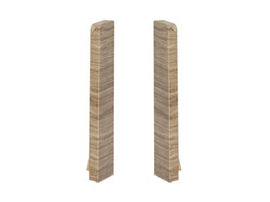 Zdjęcie: Zakończenia do listwy przypodłogowej Masterline zaślepki Cezar 1 kpl. 2 szt. L,P Copper wood Mat