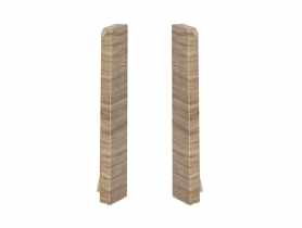 Zakończenia do listwy przypodłogowej Masterline zaślepki Cezar 1 kpl. 2 szt. L,P Copper wood Mat