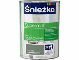 Emalia Supermal popielaty RAL7023 0,8L ŚNIEŻKA