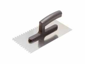 Kielnia zębata 10 x 10 mm nierdzewna 280 x 130 mm, uchwyt z tworzywa sztucznego CIRET