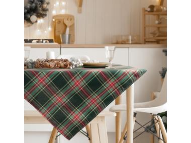 Zdjęcie: Serweta świąteczna 85x85 cm zielono-czerwono EUROFIRANY