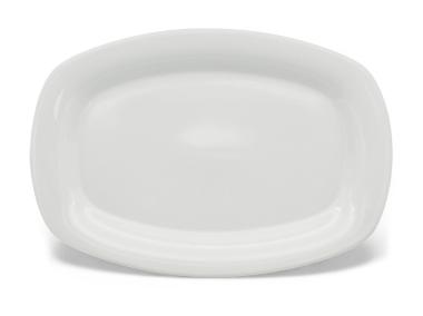 Zdjęcie: Półmisek ceramiczny 30 x 21 cm biały TRAGAR