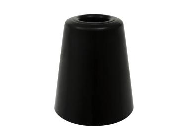 Zdjęcie: Odbojnik drzwiowy gumowy 80x70 mm czarny METRO