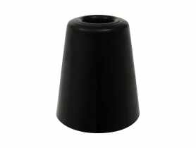 Odbojnik drzwiowy gumowy 80x70 mm czarny METRO