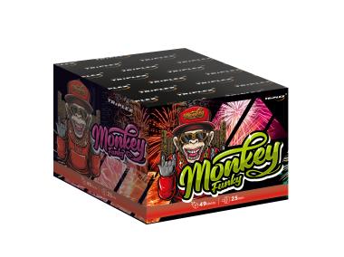 Zdjęcie: Wyrzutnia fajerwerków Monkey Funky 49 strzałów TRIPLEX