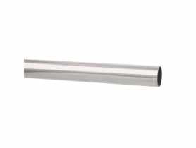 Drążek metalowy 19 mm efekt stali nierdzewnej 300 cm MARDOM