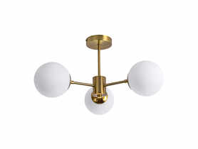 Lampa wisząca Roma 3 złota LIGHT PRESTIGE