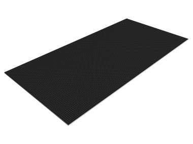 Zdjęcie: Płyta akustyczna Cleaneo perforowana prosta okrągła 8/18 R 12,5mm 1188x1998 mm czarna KNAUF