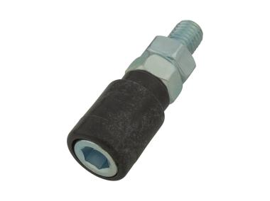 Zdjęcie: Rolka bramowa prowadzącą nylonowa 24 mm czarna METRO