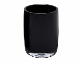 Kubek łazienkowy Cordoba czarny SEPIO